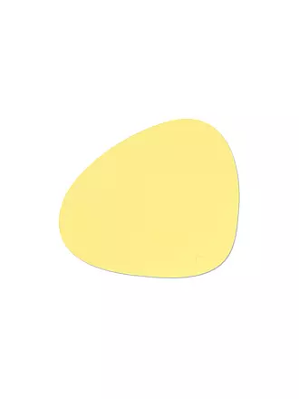 LIND DNA | Tischset 37x44cm CURVE Nupo Oval Yellow | 
